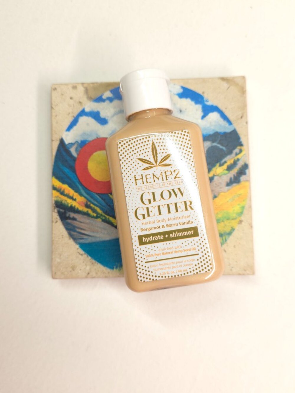 Hempz Glow Getter Shimmer Herbal Body Moisturizer - 2.25 66ml - Picture 5 of 7